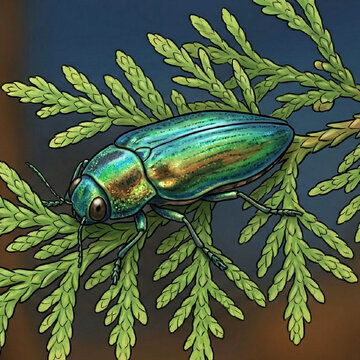 Krasoň borievkový, škodca tují a cypruštekov