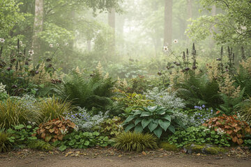 Ako vytvoriť krásny trvalkový záhon v tieni: pôda a starostlivosť