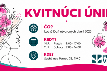 KVITNÚCI ÚNIK v Poni Veni: Letné dni otvorených dverí, ktoré ti ukážu záhradu inak