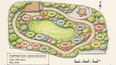 Šírka rastliny a hustota výsadby