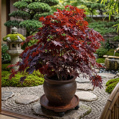 Acer 'black lace' - javor k3l - Acer 'Black Lace'