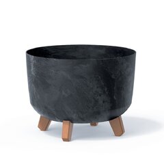 Kvetináč gracia beton efect 29cm antracit - Kvetináč GRACIA BETON EFECT 29cm antracit