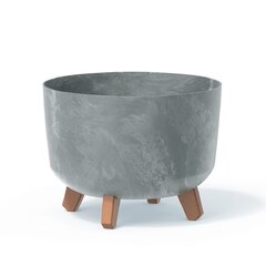 Kvetináč gracia beton efect 29cm šedý - Kvetináč GRACIA BETON EFECT 29cm šedý