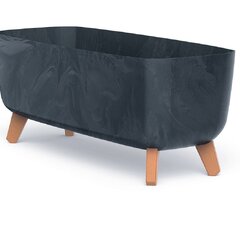 Kvetináč gracia case beton efect 58cm antracit - Kvetináč GRACIA CASE BETON EFECT 58cm antracit