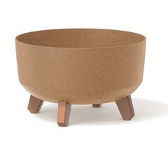 Kvetináč gracia low wood 38cm naturo - Kvetináč GRACIA LOW WOOD 38cm naturo