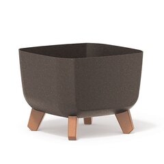 Kvetináč gracia square wood 29cm káva - Kvetináč GRACIA SQUARE WOOD 29cm káva
