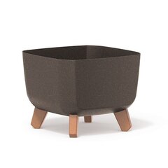 Kvetináč gracia square wood 39cm káva - Kvetináč GRACIA SQUARE WOOD 39cm káva