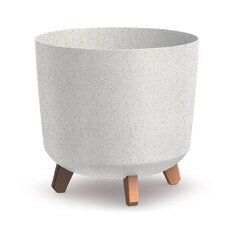 Kvetináč gracia tubus wood 29,8cm biely - Kvetináč GRACIA TUBUS WOOD 29,8cm biely