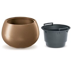 Kvetináč heos wood 37cm naturo - Kvetináč HEOS WOOD 37cm naturo