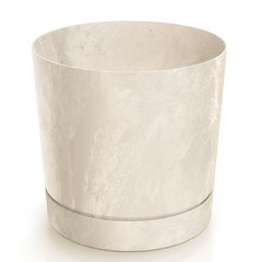 Kvetináč tubo p beton efect 14,8cm krémový - Kvetináč TUBO P BETON EFECT 14,8cm krémový