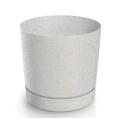 Kvetináč tubo p wood 14,7cm biely - Kvetináč TUBO P WOOD 14,7cm biely