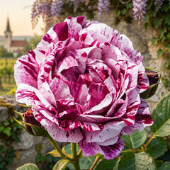 Ruža 'ferdinand pichard' k3l - rosa 'Ferdinand Pichard'