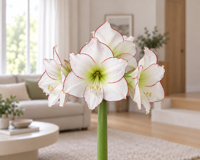 Amaryllis 'picasso' - zornica 30/32 - Amaryllis 'Picasso'