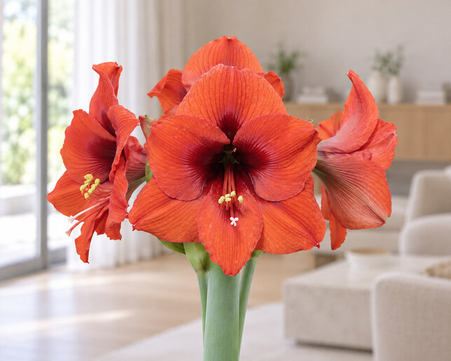 Amaryllis 'souvereign' - zornica 30/32 - Amaryllis 'Souvereign' 