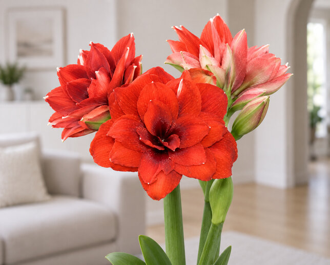 Amaryllis 'tika dragon' - zornica 30/32 - Amaryllis 'Tika Dragon'
