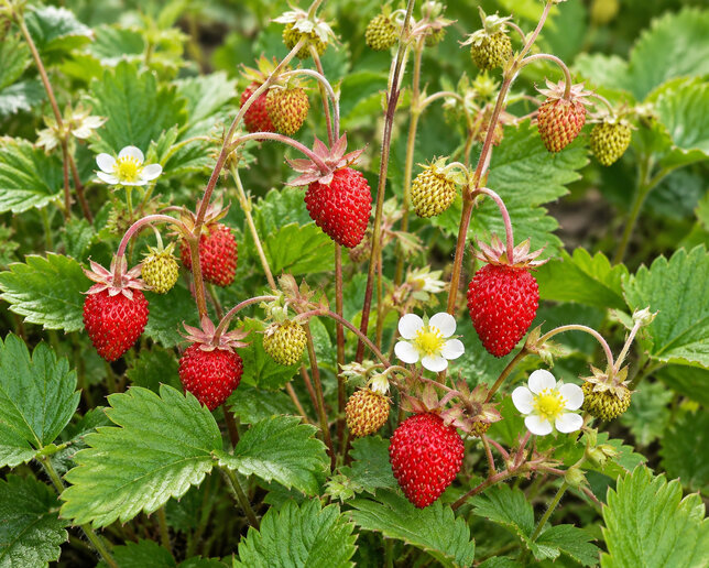 Fragaria 'alexandria' - lesná jahoda - Fragaria 'Alexandria' 