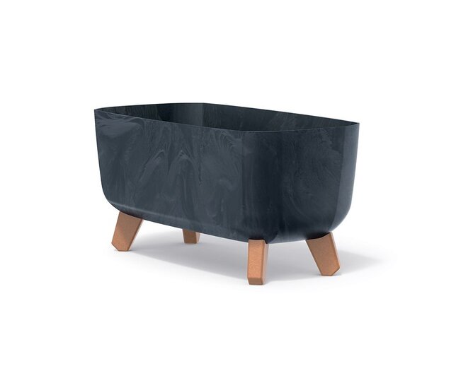 Kvetináč gracia case beton efect 39cm antracit - Kvetináč GRACIA CASE BETON EFECT 39cm antracit