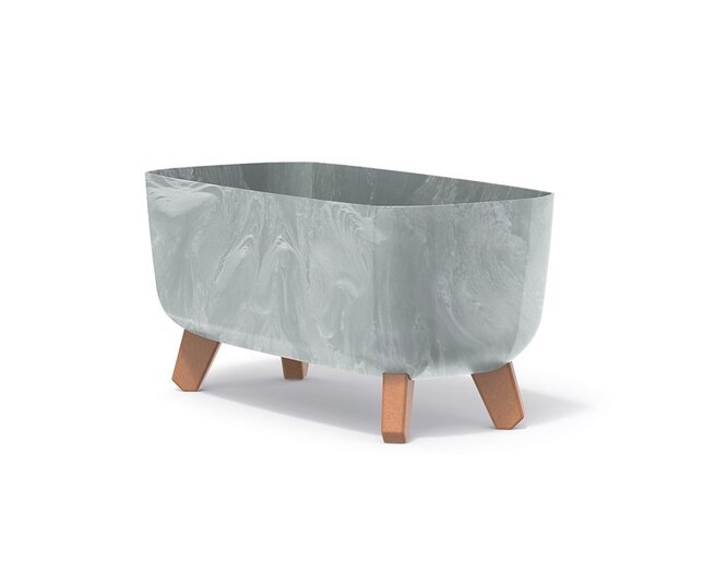 Kvetináč gracia case beton efect 39cm šedý - Kvetináč GRACIA CASE BETON EFECT 39cm šedý