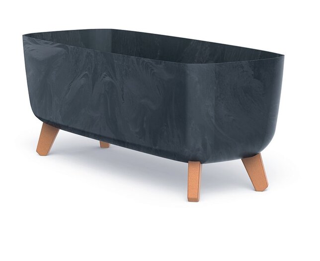 Kvetináč gracia case beton efect 58cm antracit - Kvetináč GRACIA CASE BETON EFECT 58cm antracit