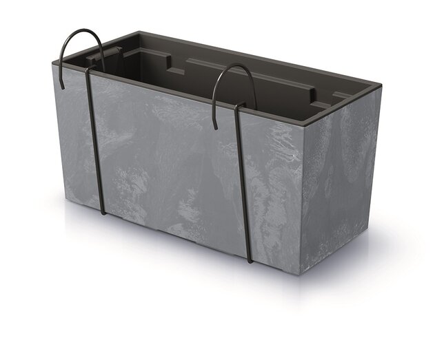 Truhlík urbi case beton efect w 39,5cm marengo - Truhlík URBI CASE BETON EFECT W 39,5cm marengo