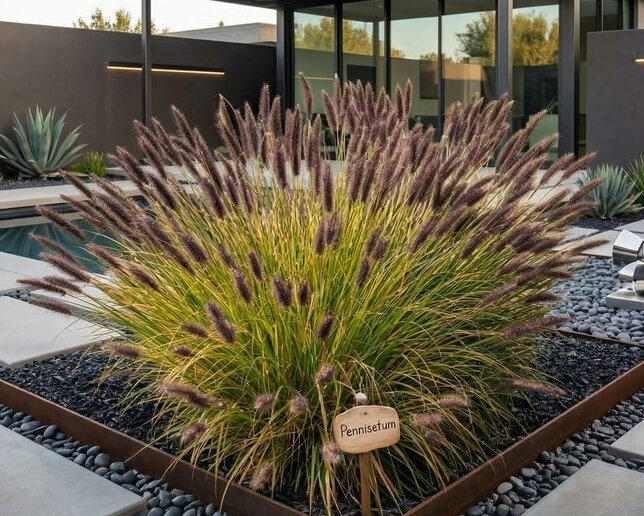 Pennisetum 'black beauty' - perovec - Pennisetum 'Black Beauty'
