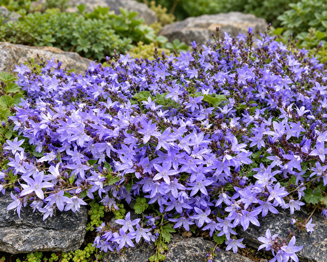 Campanula poscharskyana - zvonček - Campanula poscharskyana  