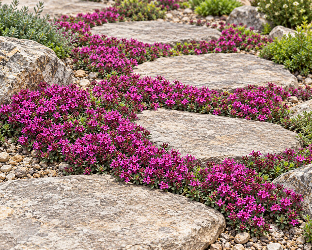 Thymus 'coccineus' - dúška - Thymus 'Coccineus' 