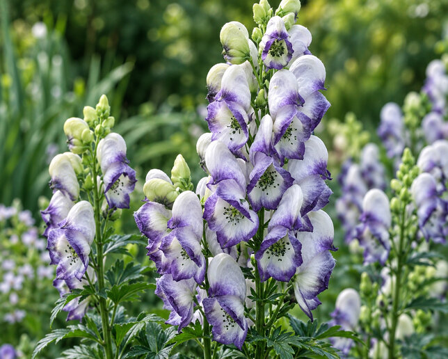 Aconitum 'bicolor' - prilbica - Aconitum 'Bicolor' 