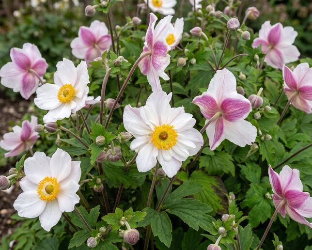 Anemone 'dainty swan' - veternica - Anemone 'Dainty Swan'