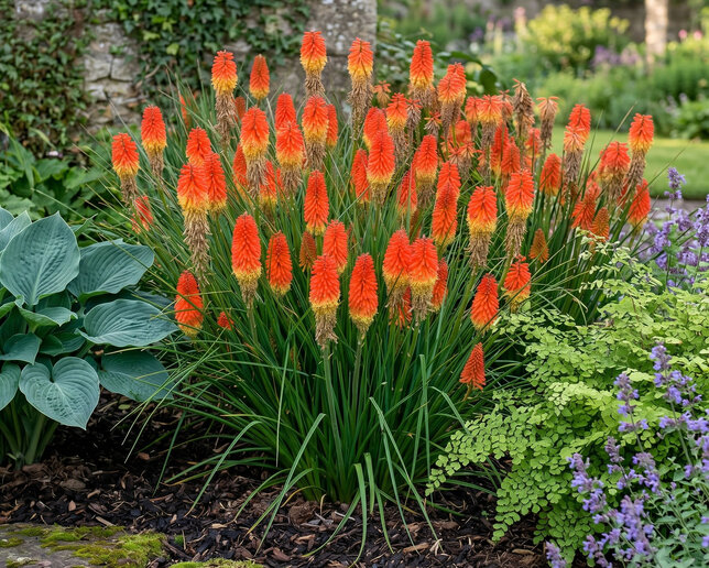 Kniphofia 'pyromania backdraft' - fakľovka - Kniphofia 'Pyromania Backdraft' 