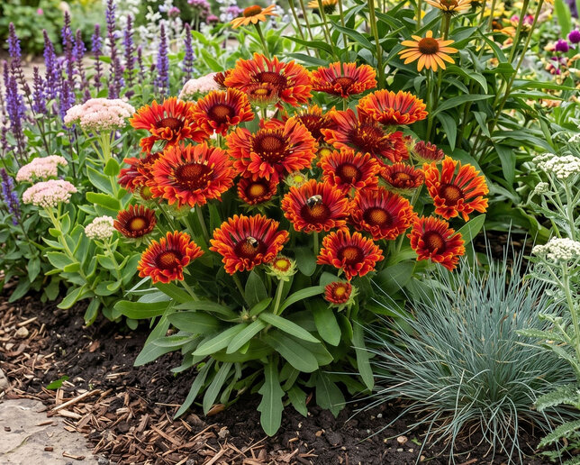 Gaillardia 'mariachi red sky' - kokarda - Gaillardia 'Mariachi Red Sky' 