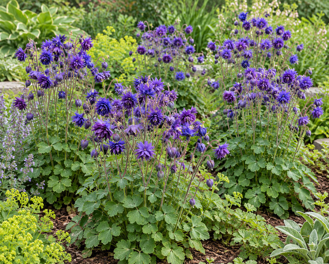 Aquilegia 'blue barlow' - orlíček - Aquilegia 'Blue Barlow'  1