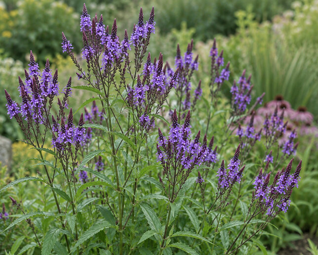 Verbena hastata - železník - Verbena hastata