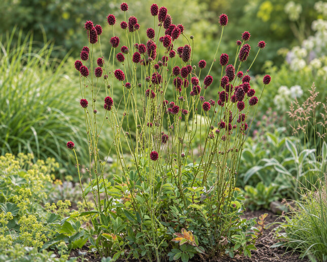 Sanguisorba 'proud mary' - krvavec - Sanguisorba officinalis 'Proud Mary'