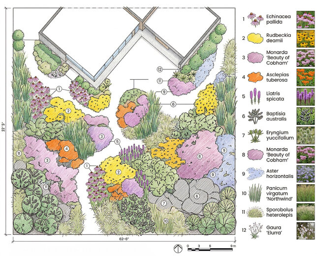 Severoamerická préria - préria plán