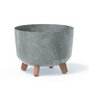 Kvetináč gracia beton efect 29cm šedý - Kvetináč GRACIA BETON EFECT 29cm šedý
