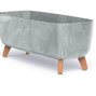 Kvetináč gracia case beton efect 58cm šedý - Kvetináč GRACIA CASE BETON EFECT 58cm šedý